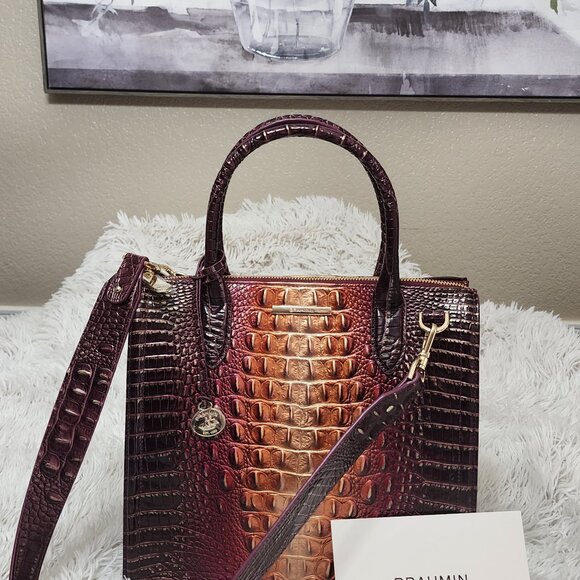 BRAHMIN Tote Pecan Melbourne - Picture 1 of 4